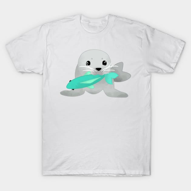 Seal T-Shirt by Lizzisun